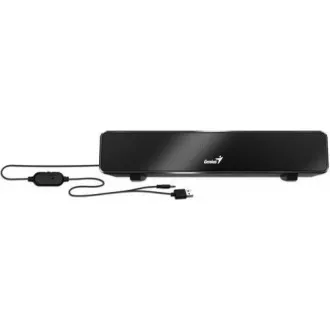 GENIUS Lautsprecher USB SoundBar 100 / kabelgebunden / 6W / USB / 3,5" Klinke / schwarz GENIUS Lautsprecher USB SoundBar 100 / kabelgebunden / 6W / USB / 3,5" Klinke / schwarz