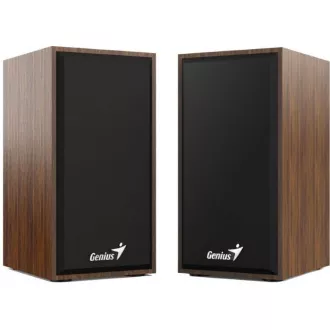 GENIUS Lautsprecher SP-HF180, 2.0, 6W, Holz, braun GENIUS Lautsprecher SP-HF180, 2.0, 6W, Holz, braun