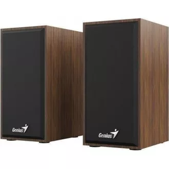 GENIUS Lautsprecher SP-HF180, 2.0, 6W, Holz, braun GENIUS Lautsprecher SP-HF180, 2.0, 6W, Holz, braun
