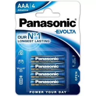 PANASONIC Alkaline Batterien EVOLTA Platinum LR03EGE / 4BP AAA 1,5V (Blister 4Stk.)