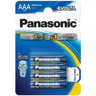PANASONIC Alkaline Batterien EVOLTA Platinum LR03EGE / 4BP AAA 1,5V (Blister 4Stk.)