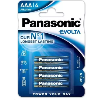 PANASONIC Alkaline Batterien EVOLTA Platinum LR03EGE / 4BP AAA 1,5V (Blister 4Stk.)