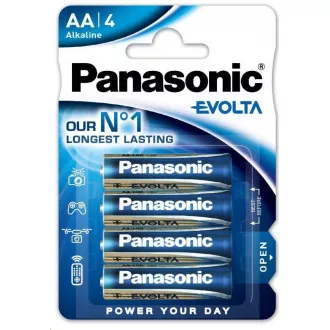 PANASONIC Alkaline-Batterien EVOLTA Platinum LR6EGE / 4BP AA 1.5V (Blister 4 Stück)