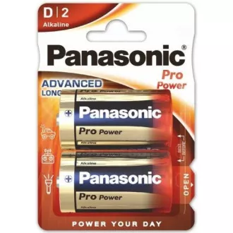 PANASONIC Alkaline Batterien Pro Power LR20PPG / 2BP D 1, 5V (Blister 2 Stück)
