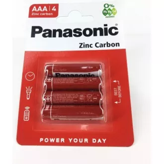 PANASONIC Zink-Kohle-Batterien Rot Zink R03RZ / 4BP EU AAA 1.5V (Blister 4 Stück) PANASONIC Zink-Kohle-Batterien Rot Zink R03RZ / 4BP EU AAA 1.5V (Blister 4 Stück)