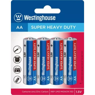PANASONIC Zink-Kohle-Batterien Rot Zink R6RZ / 4BP EU AA 1.5V (Blister 4 Stück) PANASONIC Zink-Kohle-Batterien Rot Zink R6RZ / 4BP EU AA 1.5V (Blister 4 Stück)