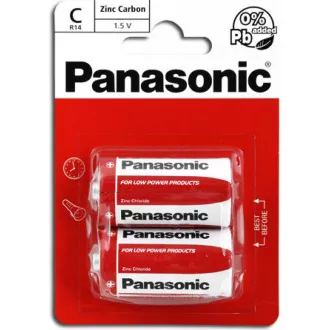 PANASONIC Zink-Kohle-Batterien Red Zinc R14RZ / 2BP EU C 1.5V (Blister 2 Stück) PANASONIC Zink-Kohle-Batterien Red Zinc R14RZ / 2BP EU C 1.5V (Blister 2 Stück)