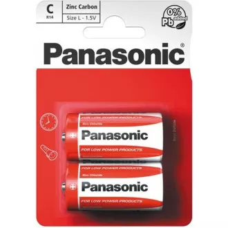 PANASONIC Zink-Kohle-Batterien Red Zinc R14RZ / 2BP EU C 1.5V (Blister 2 Stück) PANASONIC Zink-Kohle-Batterien Red Zinc R14RZ / 2BP EU C 1.5V (Blister 2 Stück)