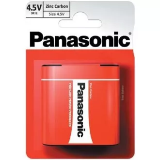 PANASONIC Zink-Kohle-Batterien Red Zinc 3R12RZ / 1BP Flat 4, 5V (Blister 1pc) PANASONIC Zink-Kohle-Batterien Red Zinc 3R12RZ / 1BP Flat 4, 5V (Blister 1pc)