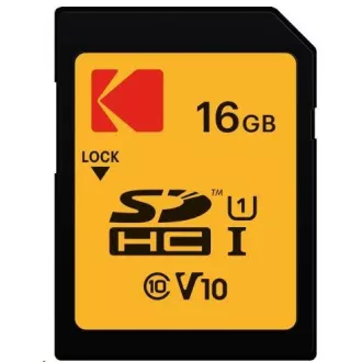 Kodak 16GB UHS-I U1 V10 Premium SD-Speicherkarte Kodak 16GB UHS-I U1 V10 Premium SD-Speicherkarte