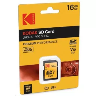 Kodak 16GB UHS-I U1 V10 Premium SD-Speicherkarte Kodak 16GB UHS-I U1 V10 Premium SD-Speicherkarte