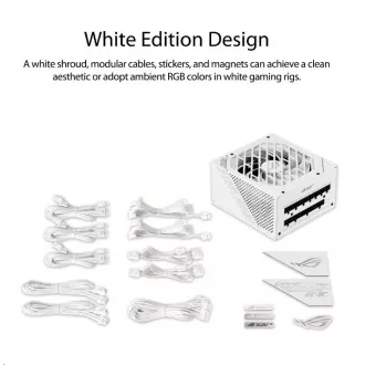 ASUS-Netzteil ROG-STRIX-850G-WHITE, 850W, 80 Gold, modular ASUS-Netzteil ROG-STRIX-850G-WHITE, 850W, 80 Gold, modular