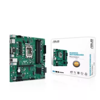 ASUS MB Sc LGA1700 PRO B760M-C-CSM, Intel B760, 4xDDR5, 2xDP, 1xHDMI, 1xVGA, mATX ASUS MB Sc LGA1700 PRO B760M-C-CSM, Intel B760, 4xDDR5, 2xDP, 1xHDMI, 1xVGA, mATX