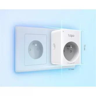TP-Link Tapo P100(1-Pack) intelligente WiFi-Mini-Steckdose (2300W, 10A, 2, 4 GHz, BT)