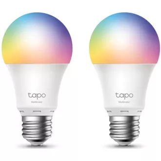 TP-Link Tapo L530E(2er-Pack) intelligente WiFi dimmbare LED-Lampe (Farbe, 2500K-6500K, 806lm, 2, 4GHz, E27)