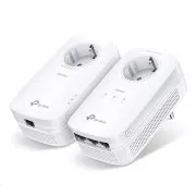 TP-Link TL-PA8033P KIT Pass-Through Powerline-Set (AV1300, 3xGbE, 1xGbE, HomePlug AV2)