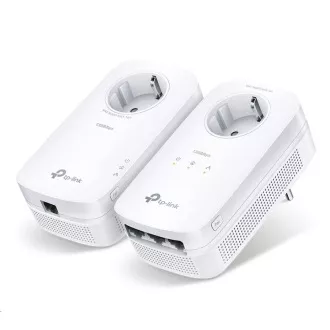 TP-Link TL-PA8033P KIT Pass-Through Powerline-Set (AV1300, 3xGbE, 1xGbE, HomePlug AV2)