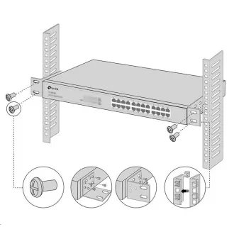 TP-Link RackMount Kit-13 - 13" Rack-Montage-Kit TP-Link RackMount Kit-13 - 13" Rack-Montage-Kit