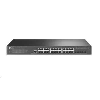 TP-Link OMADA JetStream-Switch zum Anschluss an USV TL-SG3428X-UPS (24xGbE, 4xSFP , 2xKonsole, lüfterlos) TP-Link OMADA JetStream-Switch zum Anschluss an USV TL-SG3428X-UPS (24xGbE, 4xSFP , 2xKonsole, lüfterlos)