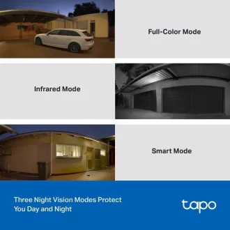 TP-Link Tapo C510W Außenkamera, (3MP, PTZ, 2K 1296p, WiFi, IR 30m, micro SD Karte)