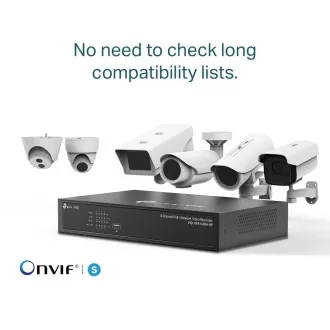 TP-Link VIGI NVR1008H-8P, Videorekorder, 8 Kanäle, 8xPoE, 1x100Mb/s LAN, 1xVGA, 1xHDMI, 2xUSB2.0 TP-Link VIGI NVR1008H-8P, Videorekorder, 8 Kanäle, 8xPoE, 1x100Mb/s LAN, 1xVGA, 1xHDMI, 2xUSB2.0