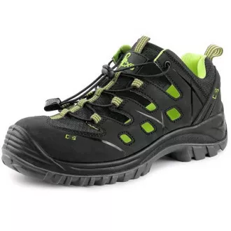 Sandalenschuhe CXS Universe Solar S1P ESD, schwarz-grün, Gr. 43