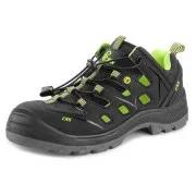 Sandalenschuhe CXS Universe Solar S1P ESD, schwarz-grün, Gr. 44