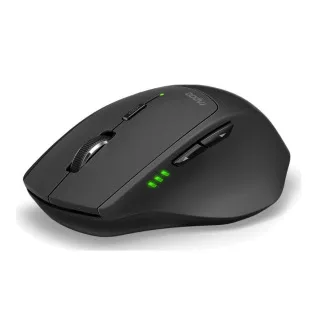 RAPOO Maus MT550 Wireless Laser, Multimode: 2,4 GHz, Bluetooth 3.0 & 4.0, Schwarz