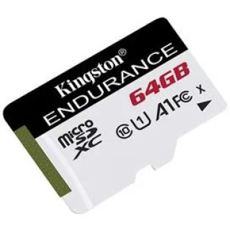 Kingston 64GB microSD XC High Endurance, 95R Klasse 10 UHS-I U1 Kingston 64GB microSD XC High Endurance, 95R Klasse 10 UHS-I U1
