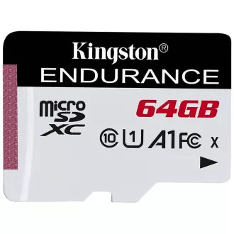 Kingston 64GB microSD XC High Endurance, 95R Klasse 10 UHS-I U1 Kingston 64GB microSD XC High Endurance, 95R Klasse 10 UHS-I U1
