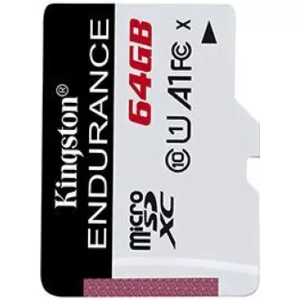 Kingston 64GB microSD XC High Endurance, 95R Klasse 10 UHS-I U1 Kingston 64GB microSD XC High Endurance, 95R Klasse 10 UHS-I U1