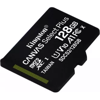 Kingston 128GB MikrofonSDXC Canvas Select Plus 100R A1 C10 - 1 Stück Kingston 128GB MikrofonSDXC Canvas Select Plus 100R A1 C10 - 1 Stück