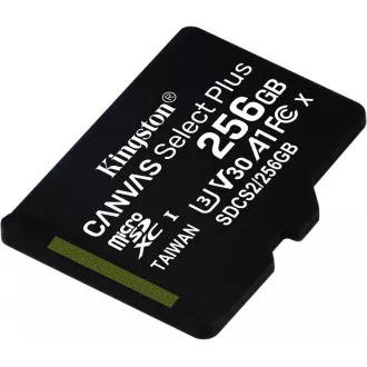 Kingston 256-GB-MikrofonSDXC Canvas Select Plus 100R A1 C10 - 1 Stück Kingston 256-GB-MikrofonSDXC Canvas Select Plus 100R A1 C10 - 1 Stück