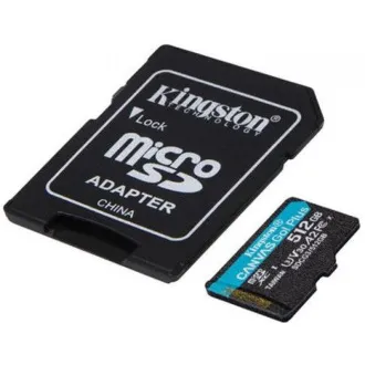 Kingston MicroSDXC-Karte 512GB Canvas Go! Plus, R:170/W:90MB/s, Klasse 10, UHS-I, U3, V30, A2 Adapter - Gebraucht Kingston MicroSDXC-Karte 512GB Canvas Go! Plus, R:170/W:90MB/s, Klasse 10, UHS-I, U3, V30, A2 Adapter - Gebraucht