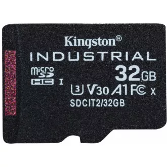 Kingston 32GB microSDHC Industrial C10 A1 pSLC-Karte + SD-Adapter Kingston 32GB microSDHC Industrial C10 A1 pSLC-Karte + SD-Adapter