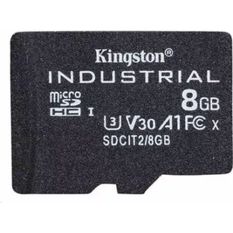 Kingston 8GB microSDHC Industrial C10 A1 pSLC-Karte Einzelpackung