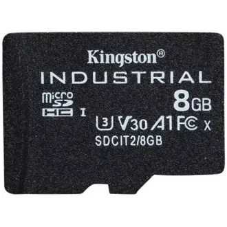 Kingston 8GB microSDHC Industrial C10 A1 pSLC-Karte Einzelpackung