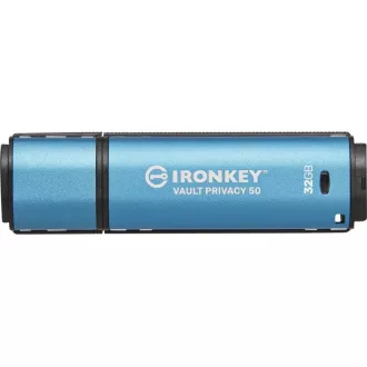 Kingston Flash Disk IronKey 32GB Vault Privacy 50 AES-256 verschlüsselt, FIPS 197 Kingston Flash Disk IronKey 32GB Vault Privacy 50 AES-256 verschlüsselt, FIPS 197