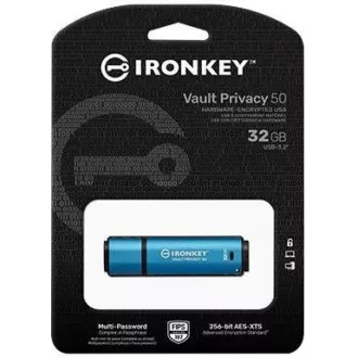 Kingston Flash Disk IronKey 32GB Vault Privacy 50 AES-256 verschlüsselt, FIPS 197 Kingston Flash Disk IronKey 32GB Vault Privacy 50 AES-256 verschlüsselt, FIPS 197