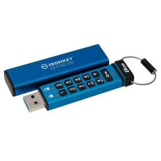 Kingston Flash Disk IronKey 8GB Keypad 200 verschlüsselter USB-Stick Kingston Flash Disk IronKey 8GB Keypad 200 verschlüsselter USB-Stick