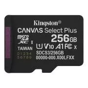 Kingston MicroSDXC 256GB Canvas Select Plus, U1, V10, A1
