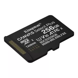 Kingston MicroSDXC 256GB Canvas Select Plus, U1, V10, A1