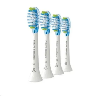 Philips HX9044/17 Sonicare C3 Premium Plaque Control, Ersatzköpfe, Standardgröße, 4 Stück, zum Aufstecken, weiß