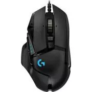 Logitech G502 Hero Gaming-Maus, USB, Kabelgebunden, 16000 DPI, Schwarz
