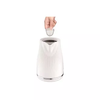 Tefal Loft KO250130 elektrischer Wasserkocher, 2400 W, Wasserstandsanzeige, weiß
