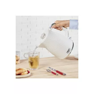 Tefal Loft KO250130 elektrischer Wasserkocher, 2400 W, Wasserstandsanzeige, weiß