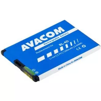 AVACOM Handy Akku Nokia E7, N8 Li-Ion 3, 7V 1200mAh (Ersatz BL-4D)