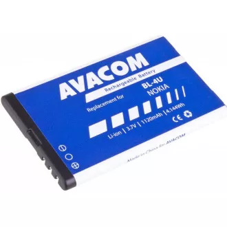 AVACOM Handyakku Nokia 5530, CK300, E66, 5530, E75, 5730, Li-Ion 3, 7V 1120mAh (Ersatz BL-4U) AVACOM Handyakku Nokia 5530, CK300, E66, 5530, E75, 5730, Li-Ion 3, 7V 1120mAh (Ersatz BL-4U)
