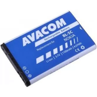 AVACOM Handyakku Nokia 6230, N70, Li-Ion 3, 7V 1100mAh (Ersatz BL-5C)