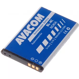 AVACOM Handyakku Nokia 6300 Li-Ion 3, 7V 900mAh (Ersatz BL-4C)